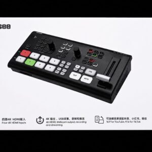 GoStream Deck 4K - HDMI Video Switcher & Live Broadcast Mixer | All-in-One Professional Streaming Solution