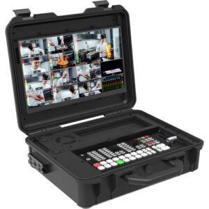 GoStream Duet 8 ISO Kit: All in One Pro Live Streaming Multi-Camera Video Switcher ISO Recorder Player Kit 4 HDMI&SDI in USB-C I/O